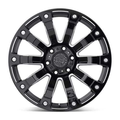 20X10 Black Rhino Hard Alloys SELKIRK GLOSS BLACK MILLED 5X139.7