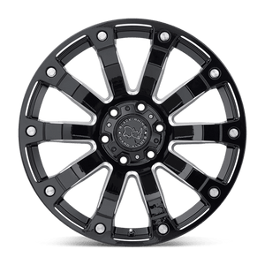 20X10 Black Rhino Hard Alloys SELKIRK GLOSS BLACK MILLED 5X139.7