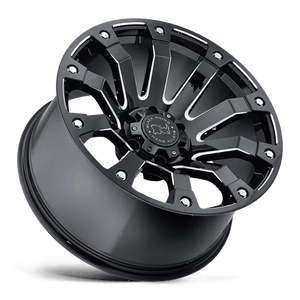 20" Black Rhino Hard Alloys SELKIRK GLOSS BLACK MILLED 5X139.7