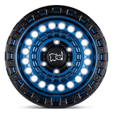 17" Black Rhino Hard Alloys SENTINEL COBALT BLUE W/ BLACK RING 8X165.1