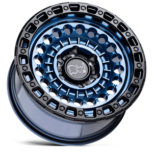 17" Black Rhino Hard Alloys SENTINEL COBALT BLUE W/ BLACK RING 6X139.7
