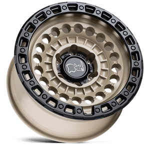 20" Black Rhino Hard Alloys SENTINEL DESERT SAND W/ BLACK RING 6X139.7