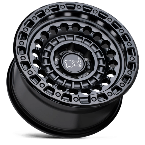 17" Black Rhino Hard Alloys SENTINEL MATTE BLACK 8X165.1