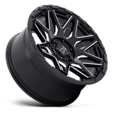 20" Black Rhino Hard Alloys SHOCKWAVE GLOSS BLACK W/ MILLED SPOKES 6X135