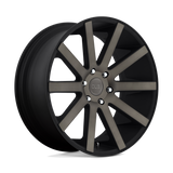 22X9 DUB 1PC S121 SHOT CALLA MATTE BLACK DOUBLE DARK TINT 5X114.3