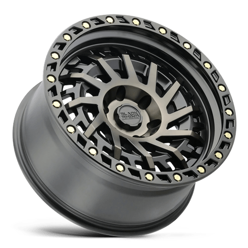 17" Black Rhino Hard Alloys SHREDDER MATTE BLACK W/ MACH DARK TINT 6X139.7
