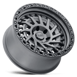 17" Black Rhino Hard Alloys SHREDDER MATTE GUNMETAL W/ BLACK RING 5X127