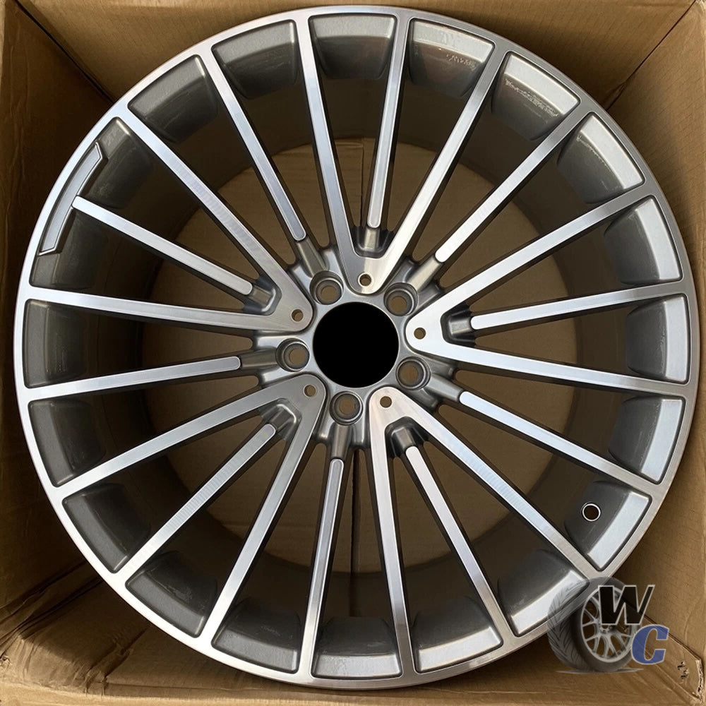 20” Wheels Fit Mercedes-Benz C-Class AMG 2007–2026 |  OE Style Rims |  Gun Metal Machined Face |  Staggered Set of 4