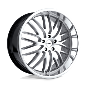 19" TSW SNETTERTON HYPER SILVER W/ MIRROR CUT LIP 5X112