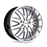 18X8 TSW SNETTERTON HYPER SILVER W/ MIRROR CUT LIP 5X110