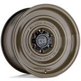 17" Black Rhino Hard Alloys SOLID GLOSS ALLIGATOR GREEN 5X127