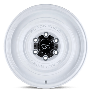 17X9.5 Black Rhino Hard Alloys SOLID GLOSS WHITE 5X127