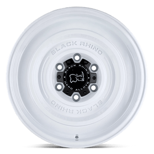 17" Black Rhino Hard Alloys SOLID GLOSS WHITE 5X127