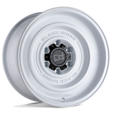 17" Black Rhino Hard Alloys SOLID GLOSS WHITE 6X139.7