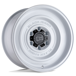 17" Black Rhino Hard Alloys SOLID GLOSS WHITE 5X127