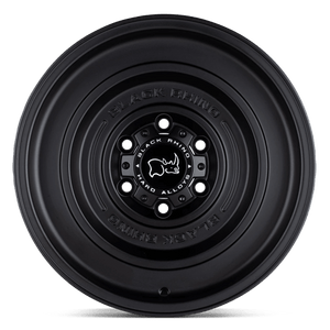 17" Black Rhino Hard Alloys SOLID MATTE BLACK 5X127