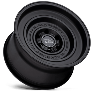 17X9.5 Black Rhino Hard Alloys SOLID MATTE BLACK 5X127