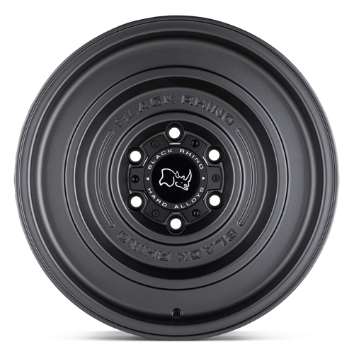 17" Black Rhino Hard Alloys SOLID MATTE GUN BLACK 5X127