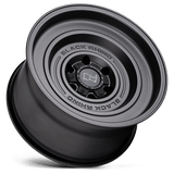 17" Black Rhino Hard Alloys SOLID MATTE GUN BLACK 5X127