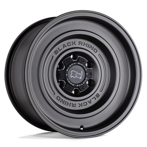 17X9.5 Black Rhino Hard Alloys SOLID MATTE GUN BLACK 6X139.7