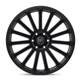20X9 Black Rhino Hard Alloys SPEAR MATTE BLACK 6X135