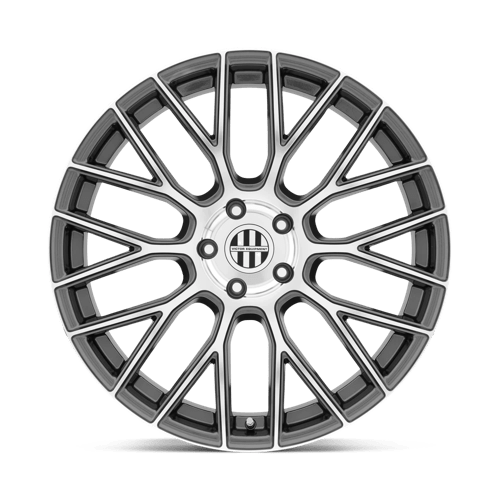 19X11 Victor Equipment STABIL GUNMETAL W/ MIRROR CUT FACE 5X130