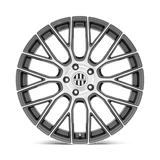 20X11 Victor Equipment STABIL GUNMETAL W/ MIRROR CUT FACE 5X130