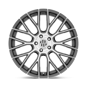 19" Victor Equipment STABIL GUNMETAL W/ MIRROR CUT FACE 5X130