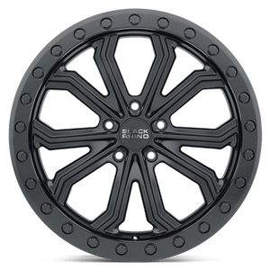 20" Black Rhino Hard Alloys TRABUCO MATTE BLACK 5X127