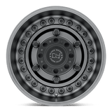 20" Black Rhino Hard Alloys ARMORY GUN BLACK 8X165.1