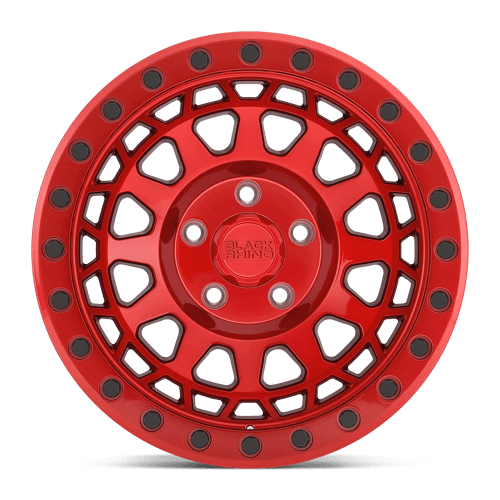 20" Black Rhino Hard Alloys PRIMM CANDY RED W/ BLACK BOLTS 6X139.7