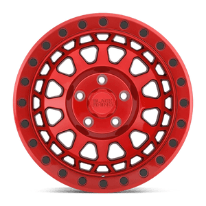 20" Black Rhino Hard Alloys PRIMM CANDY RED W/ BLACK BOLTS 6X139.7
