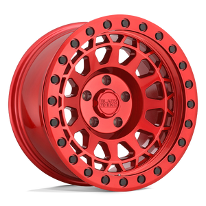 20" Black Rhino Hard Alloys PRIMM CANDY RED W/ BLACK BOLTS 5X127