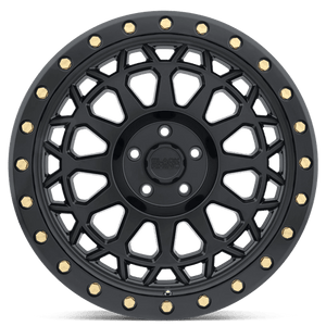 20X9.5 Black Rhino Hard Alloys PRIMM MATTE BLACK W/ BRASS BOLTS 5X127