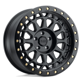 20X9.5 Black Rhino Hard Alloys PRIMM MATTE BLACK W/ BRASS BOLTS 5X127
