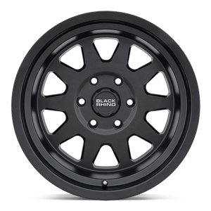 17" Black Rhino Hard Alloys STADIUM MATTE BLACK 5X150