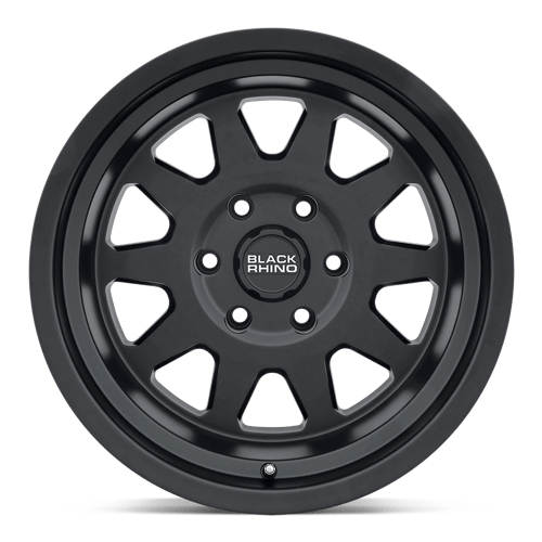 17X9 Black Rhino Hard Alloys STADIUM MATTE BLACK 6X120