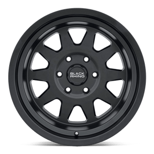 17X9 Black Rhino Hard Alloys STADIUM MATTE BLACK 6X120