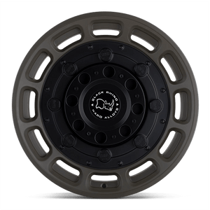 20" Black Rhino Hard Alloys WARTHOG MATTE OD GREEN W/ BLACK CENTER 5X127