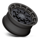 17" Black Rhino Hard Alloys WARTHOG MATTE OD GREEN W/ BLACK CENTER 5X127