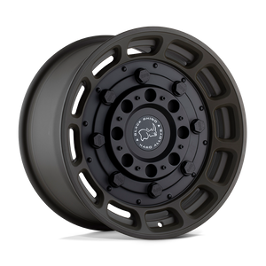 20" Black Rhino Hard Alloys WARTHOG MATTE OD GREEN W/ BLACK CENTER 5X127