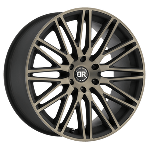 22" Black Rhino Hard Alloys ZULU MATTE BLACK W/ MACH DARK TINT 6X135