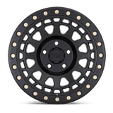 18" Black Rhino Hard Alloys PRIMM MATTE BLACK W/ BRASS BOLTS 6X135