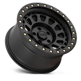 17" Black Rhino Hard Alloys PRIMM MATTE BLACK W/ BRASS BOLTS 6X139.7