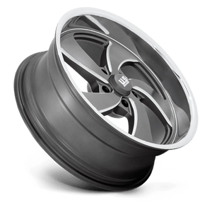 20X9.5 US Mag 1PC U133 DESPERADO ANTHRACITE MILLED DIAM-CUT LIP 5X120.65