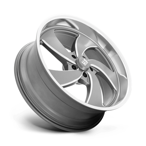 22X10.5 US Mag 1PC U133 DESPERADO ANTHRACITE MILLED DIAM-CUT LIP 5X127
