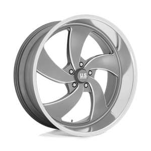 24X10 US Mag 1PC U133 DESPERADO ANTHRACITE MILLED DIAM-CUT LIP 5X127