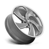 24X9 US Mag 1PC U133 DESPERADO ANTHRACITE MILLED DIAM-CUT LIP 5X120.65