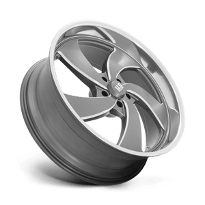 24X9 US Mag 1PC U133 DESPERADO ANTHRACITE MILLED DIAM-CUT LIP 5X120.65