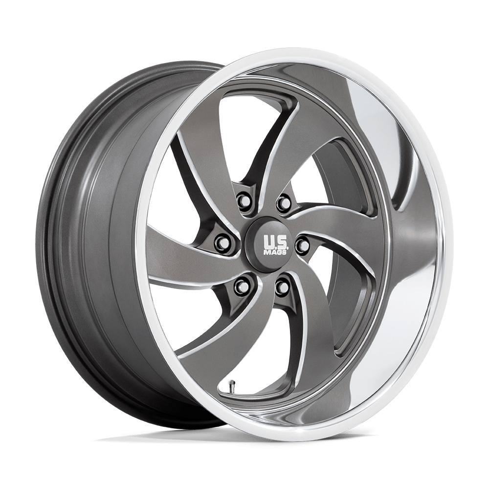 20X9.5 US Mag 1PC U133 DESPERADO ANTHRACITE MILLED DIAM-CUT LIP 6X139.7